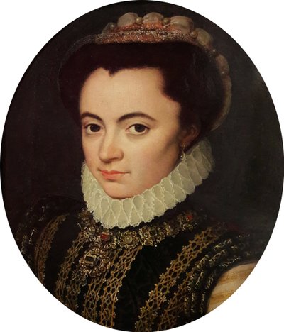 Porträt von Maria von Portugal, Herzogin von Parma (1538-1577) von Antonis Mor